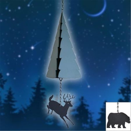 NORTH COUNTRY WIND BELLS INC North Country Wind Bells  Inc. 206.5001 Mt. Katahdin with bear wind catcher 206.5001